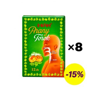 SUN MOON Arany torok cukorka 8*12 db